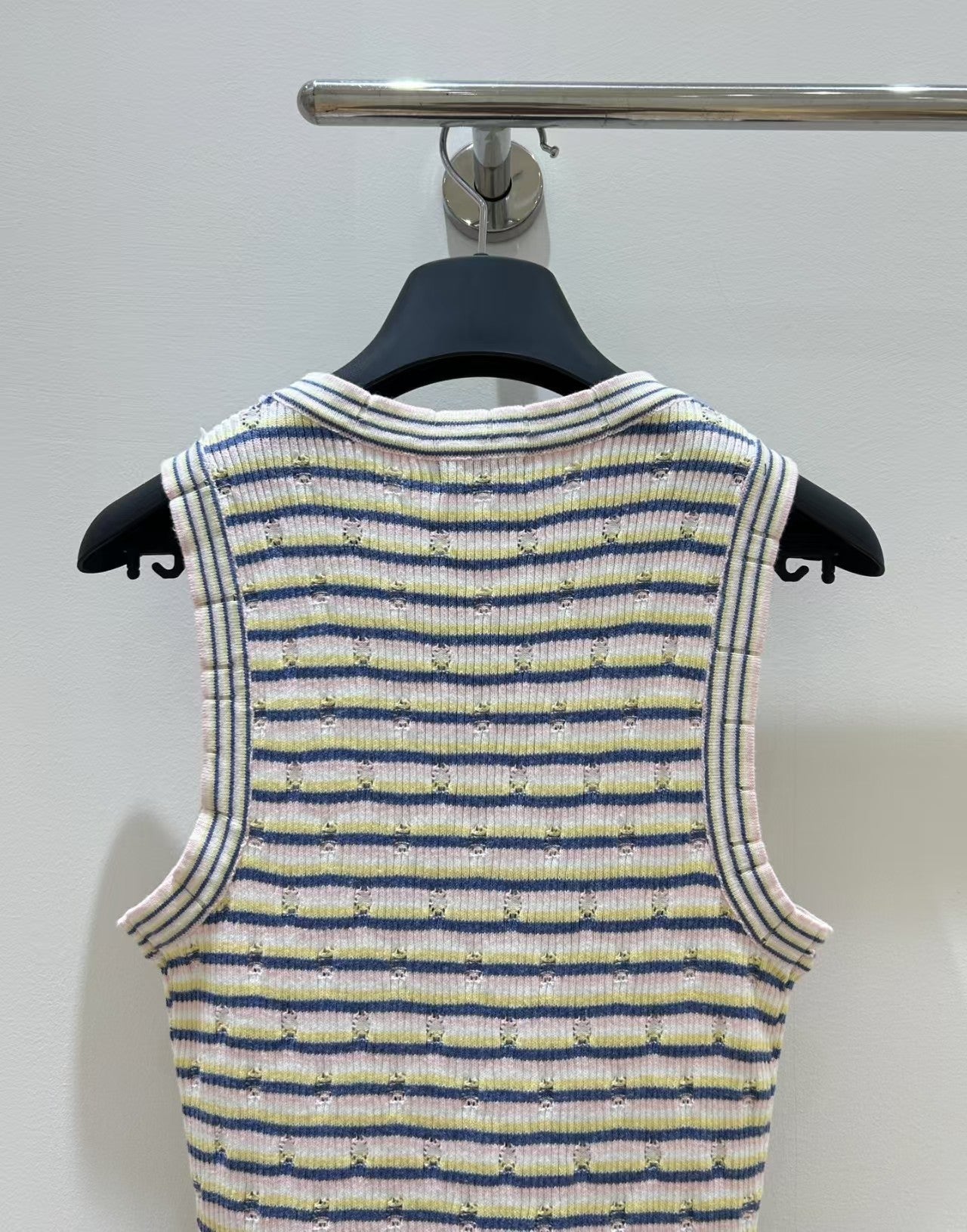 robe en tricot rayée classique