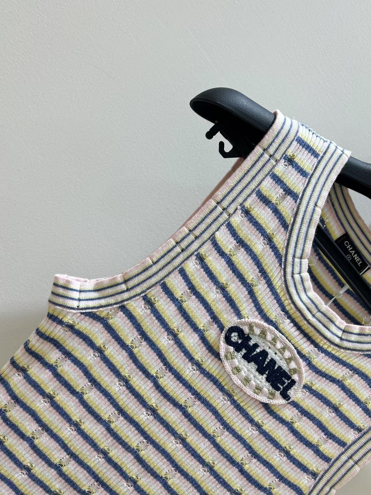 robe en tricot rayée classique