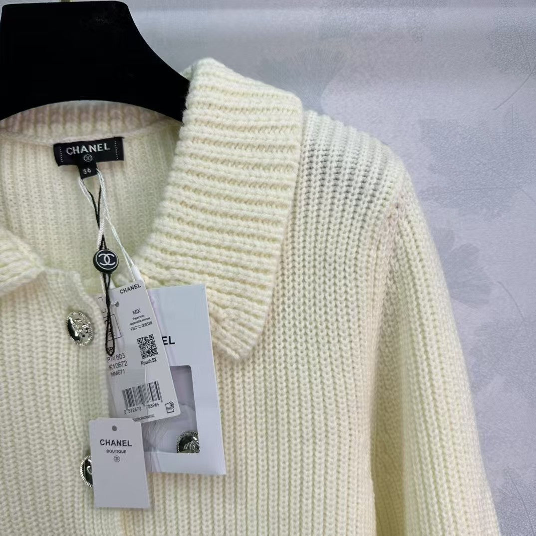 Cardigan tricoté épais et paresseux à revers pour l'automne et l'hiver