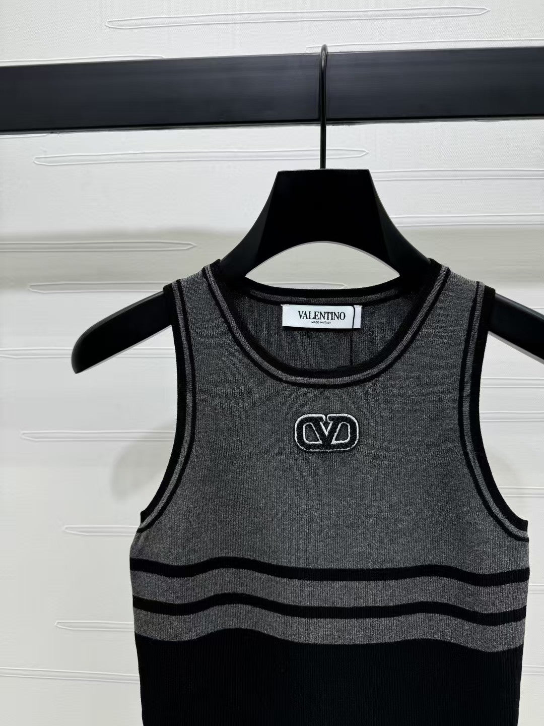 Gilet tricoté colorblock