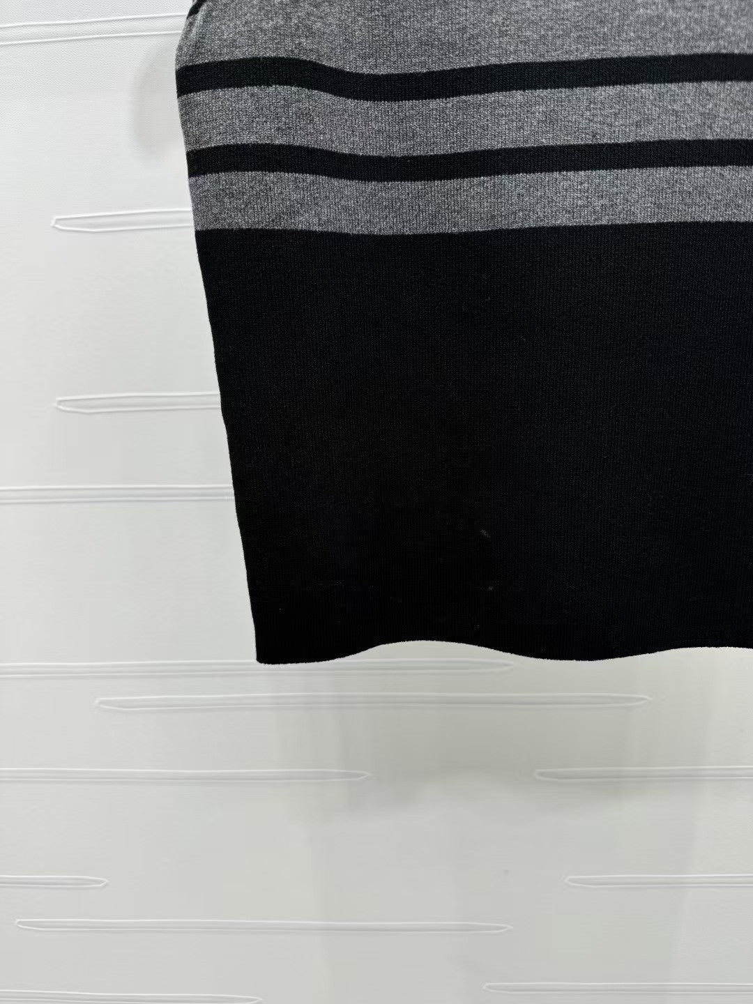 Gilet tricoté colorblock