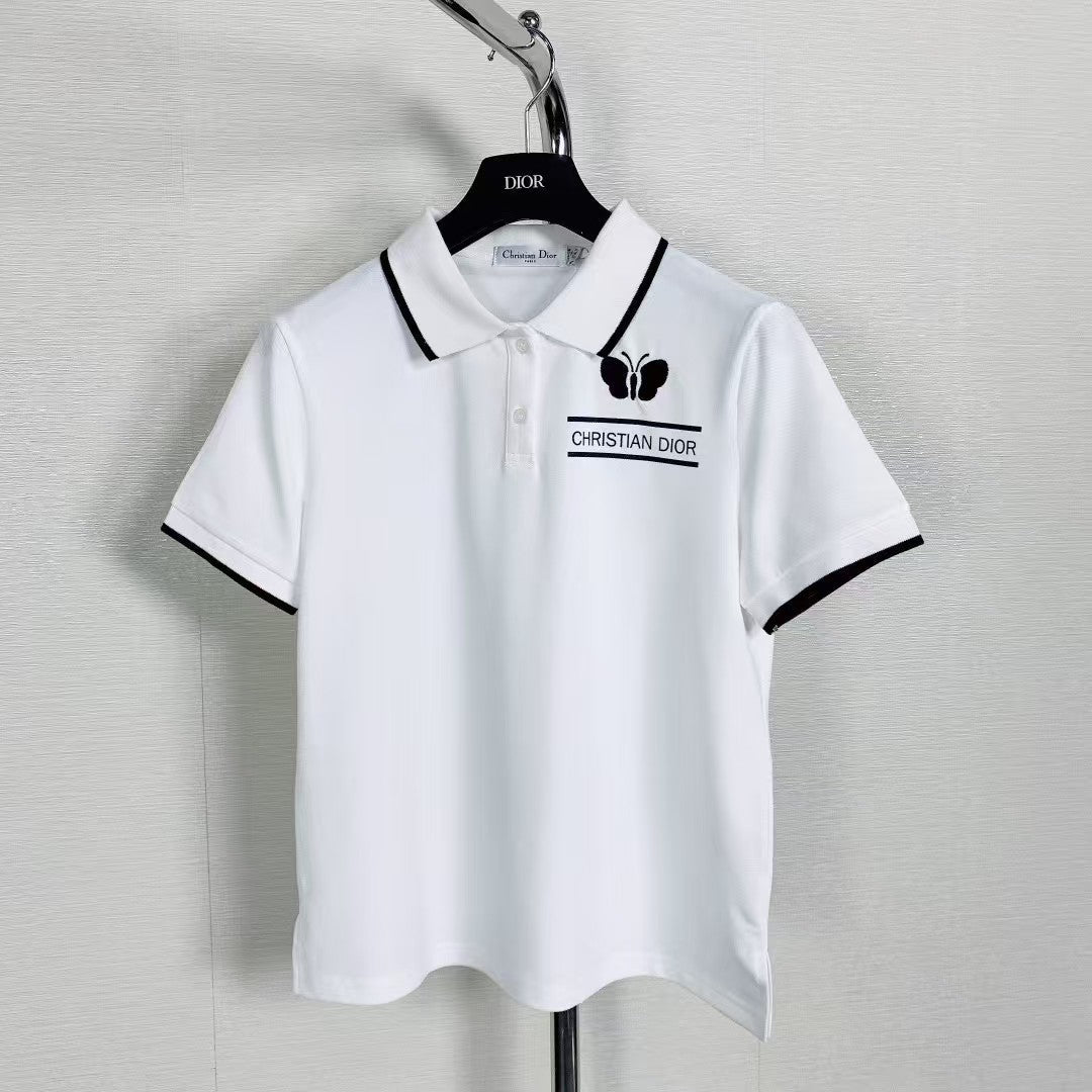 Neue Frühlings- und Sommer-Revers-Schmetterlings-Kurzarm