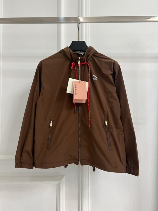 Coupe-vent à capuche New Letter de début de printemps 25