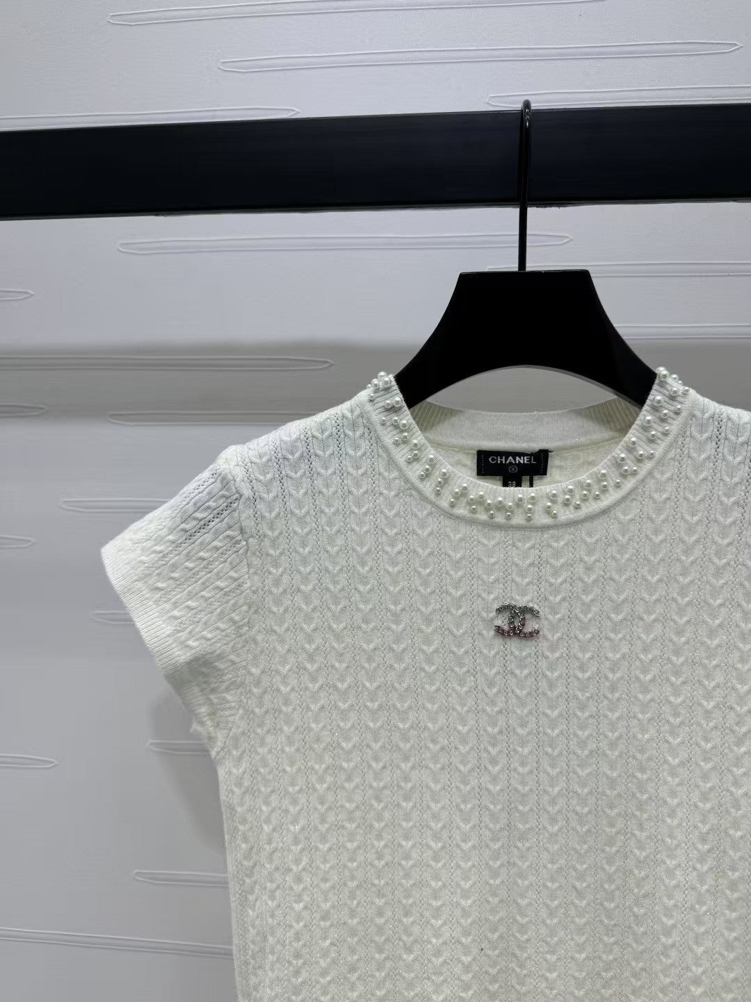 25 manches courtes tricotées à petites manches volantées pour le printemps et l'été