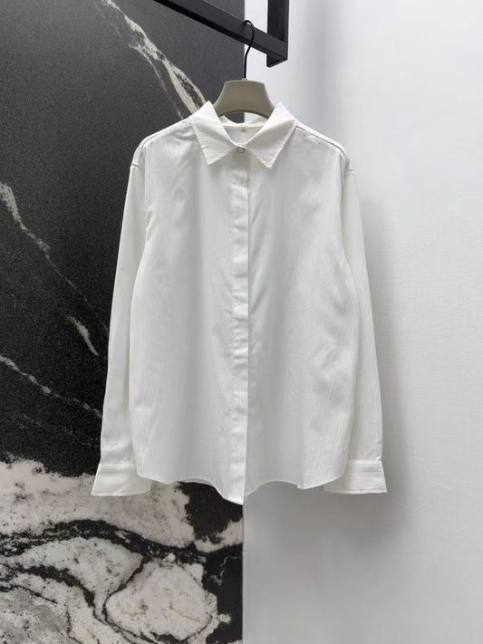 Nouvelle chemise à revers en jacquard à motif foncé au début du printemps