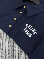 Robe classique à cordon contrasté