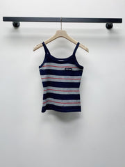 25ss new letter striped vest