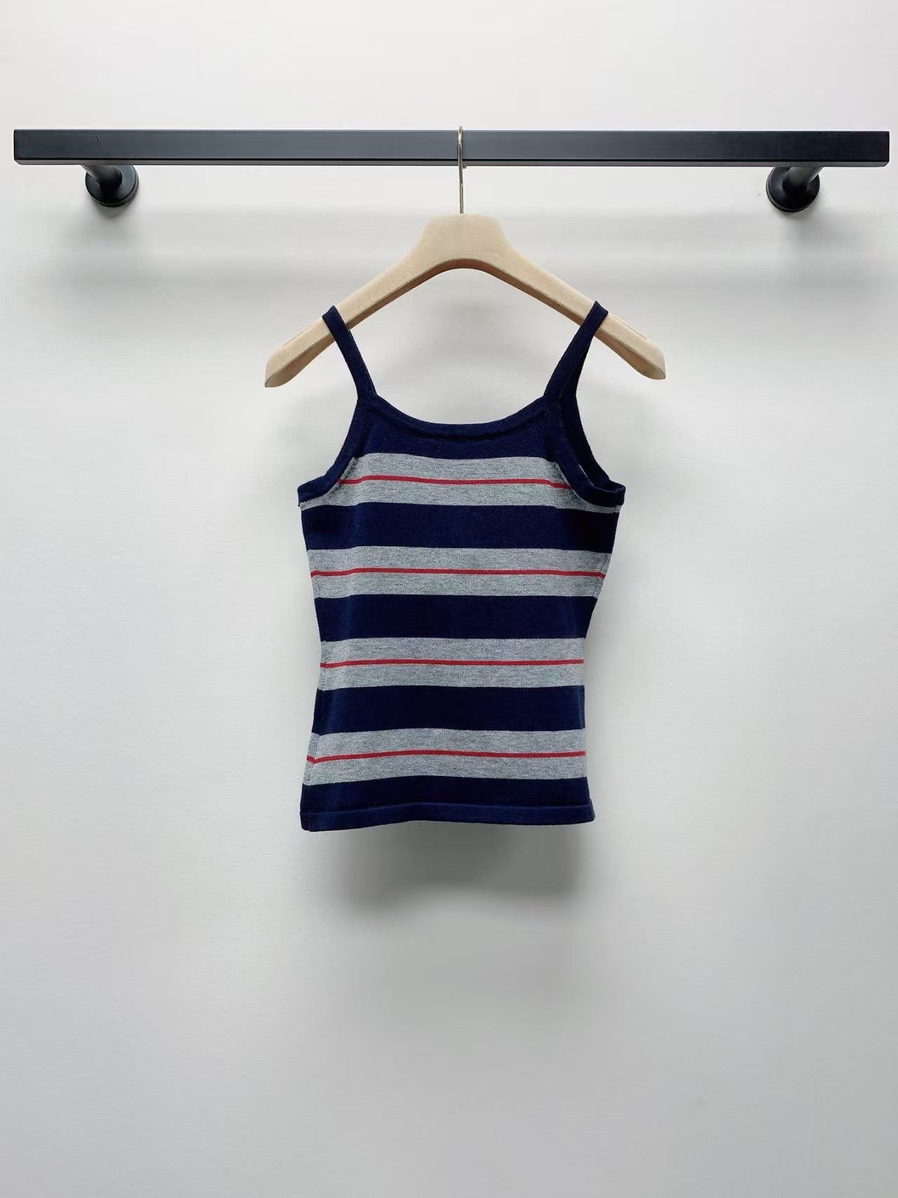 Gilet rayé à lettres 25ss