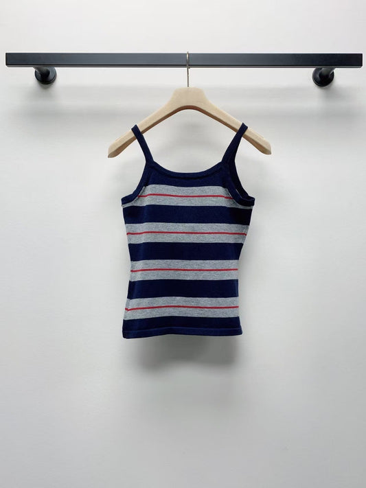 25ss new letter striped vest