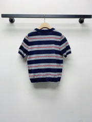 25ss new letter striped short sleeves