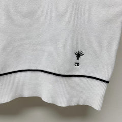 25ss logo little bee knitted sweater short sleeves