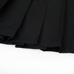 25ss mesh pleated maxi skirt