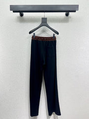 Pantalon décontracté à taille élastique 25SS
