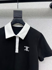 25SS polo collar casual suit