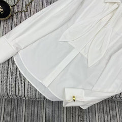 25 Early Spring Folded Lapel Top