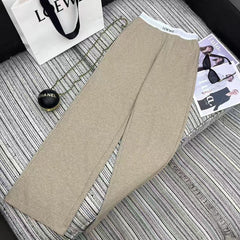 25 Early Spring Splicing Letter Ribbon Lapel Short Sleeve Suit
