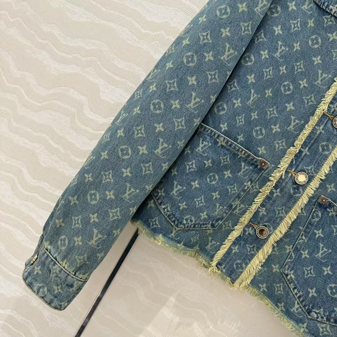Veste en jean jacquard de début de printemps 25