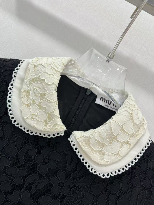 25 Early Spring Water-soluble Flower Lace Dress