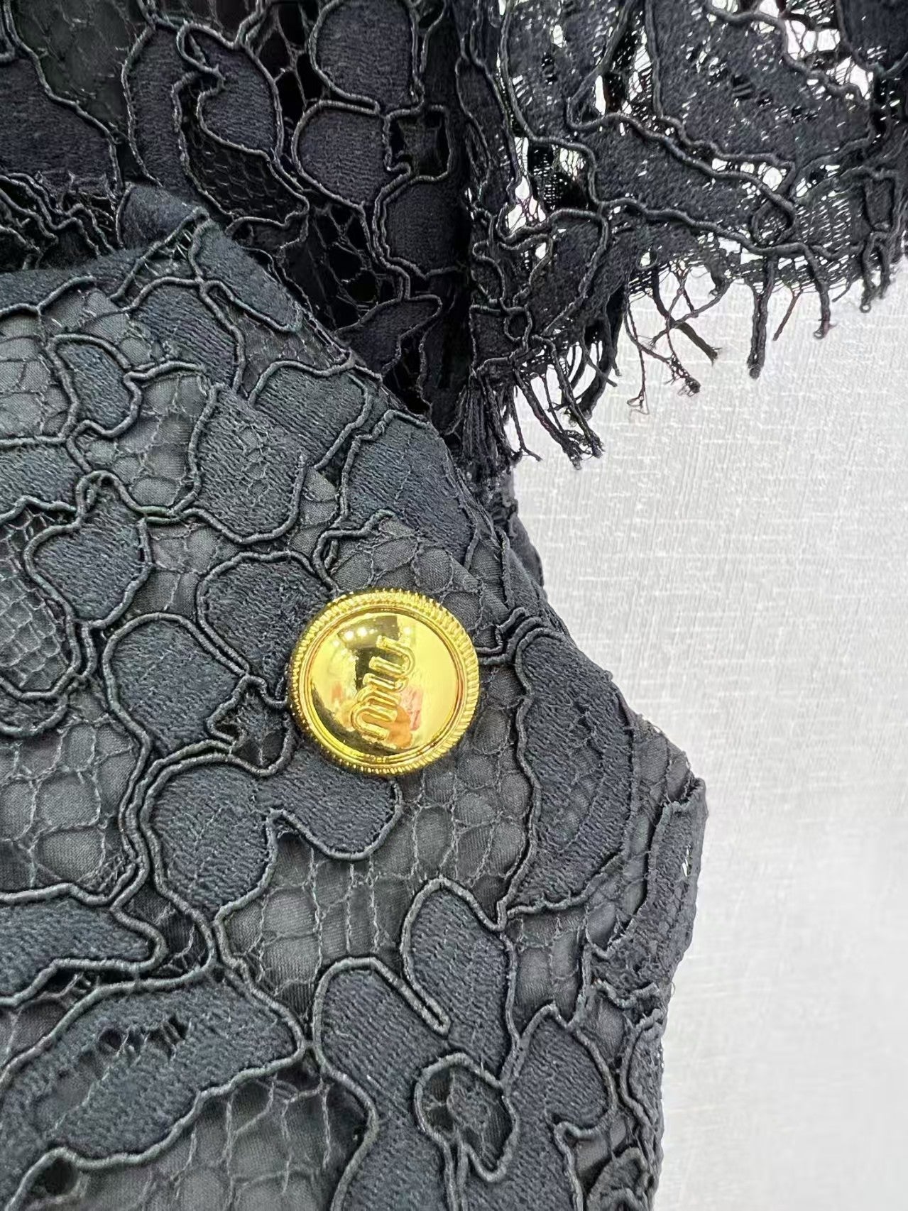 Robe en dentelle fleurie hydrosoluble de début de printemps (25 pièces)