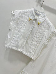 25 Early Spring Lapel Water-soluble Flower Hollow Suit