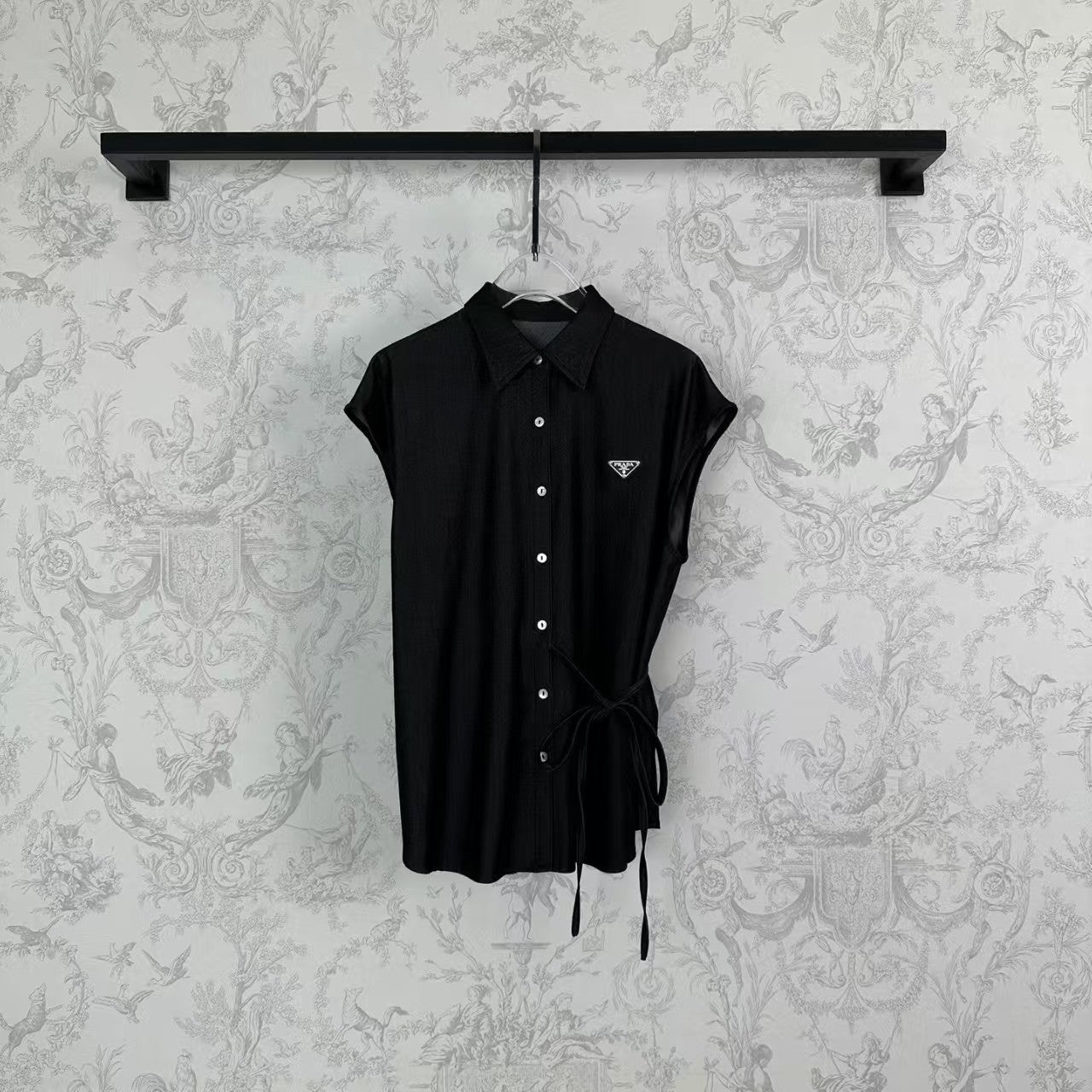 Ensemble pantalon large à taille élastique et bandage en denim de soie pour début de printemps (25 pièces)