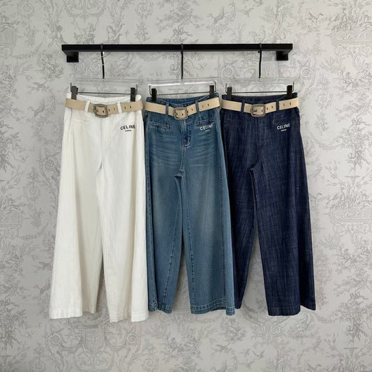 25 pantalons larges en denim et lin à la mode pour le début du printemps