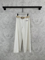 25 Early Spring Fashion Linen Denim Wide Leg Pants