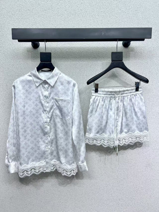 25ss floral shirt stylish suit