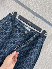 25SS Super fashionable new denim jeans skirt