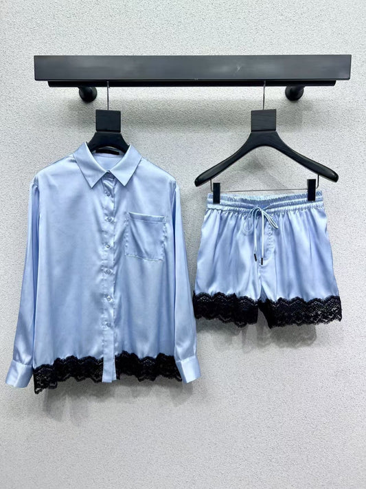 Chemise à fleurs 25ss, costume élégant