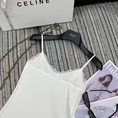 Lace patchwork camisole