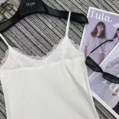 Lace patchwork camisole