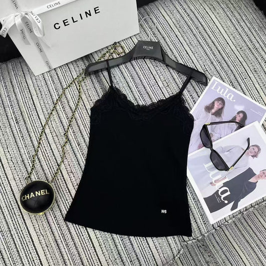 Spitzen-Patchwork-Camisole