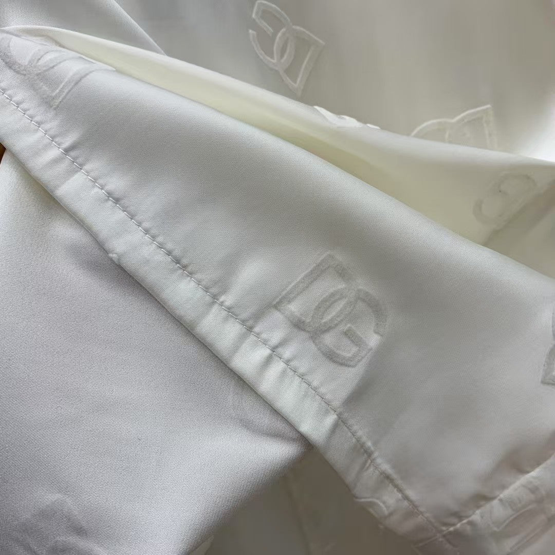 Flocking letter logo set