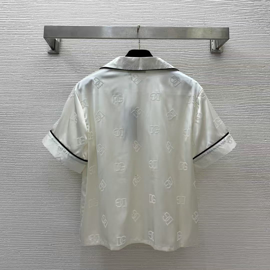 Flocking letter logo set