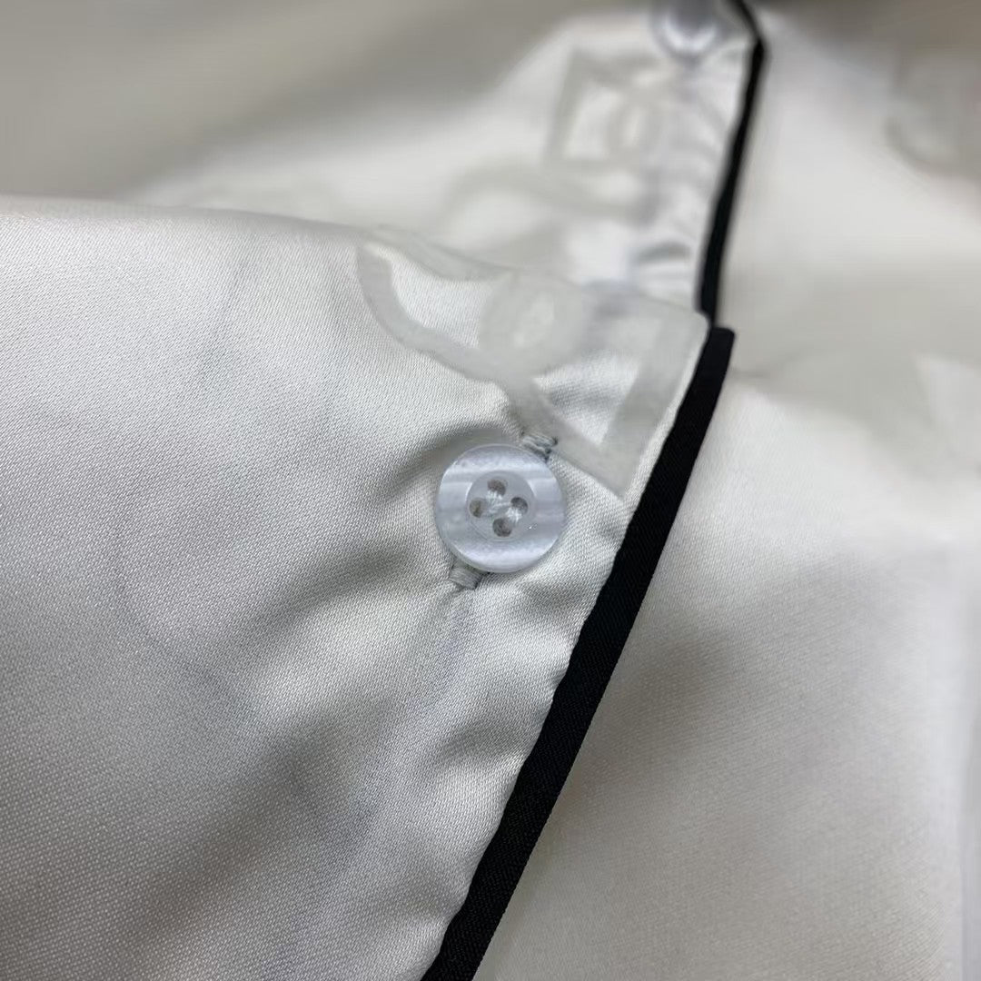 Flocking letter logo set