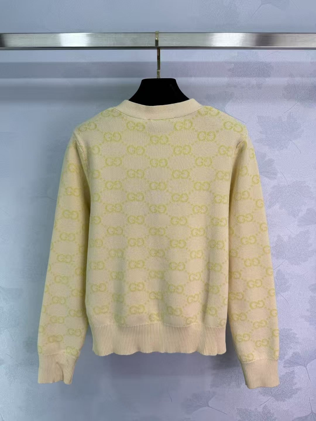 Jacquard-Strickcardigan mit Logo