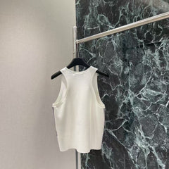 Knitted vest top