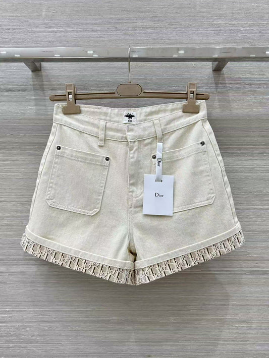 Gerade Jeansshorts mit verwaschener Optik für Presbyopiker