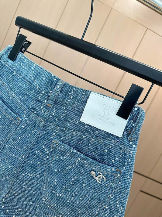 Short en jean résistant