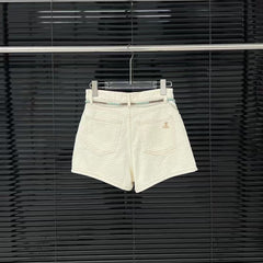 braided rope jacquard shorts