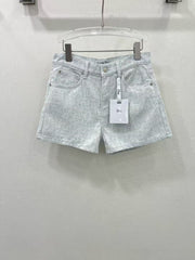 New denim shorts