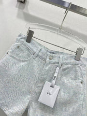 New denim shorts