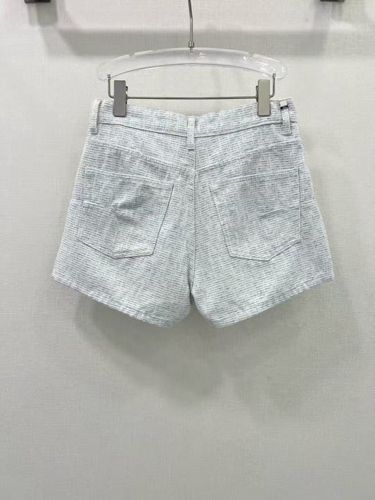 New denim shorts