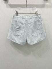 New denim shorts