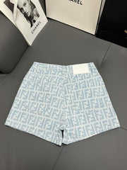 all over print jacquard shorts