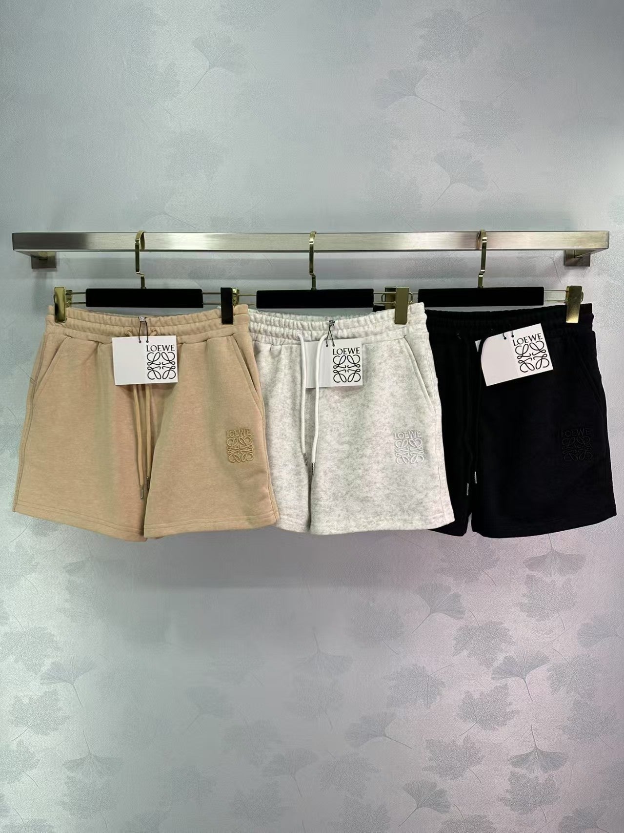 short à logo brodé tricolore