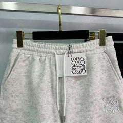 tricolor embroidered logo shorts