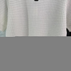 Nouveau pull tricoté à col rond et manches courtes pour le printemps et l'été