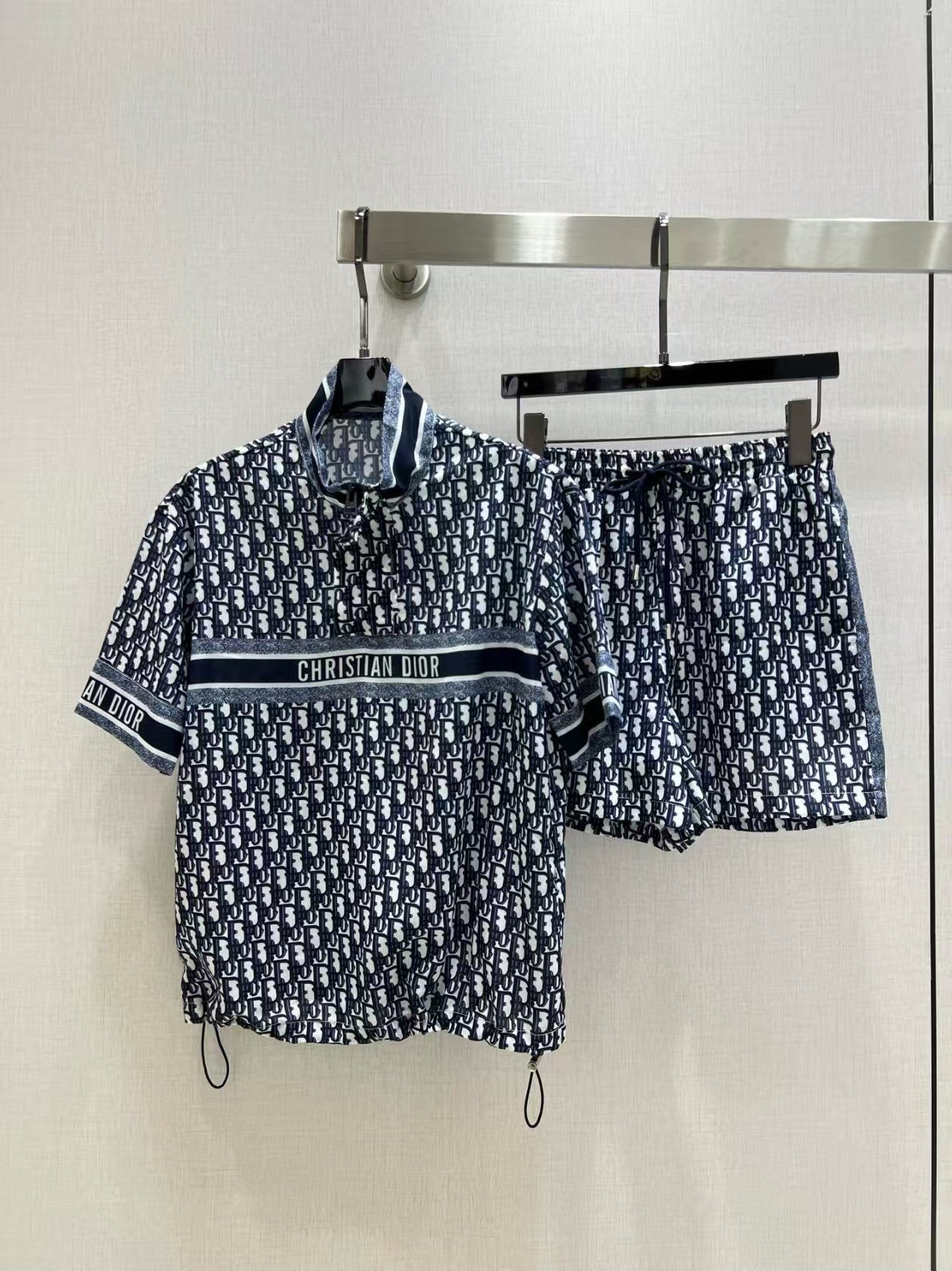 Ensemble short classique à monogramme